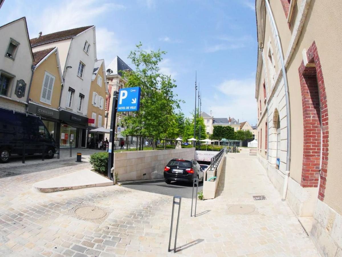 Chartres Coeur De Ville, Beau 2 Pieces Chaleureux Et Lumineux,Parking Et Wifi ! Εξωτερικό φωτογραφία