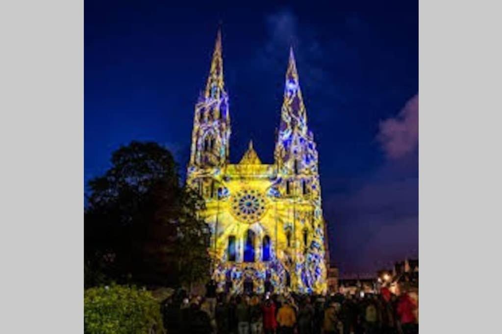 Chartres Coeur De Ville, Beau 2 Pieces Chaleureux Et Lumineux,Parking Et Wifi ! Εξωτερικό φωτογραφία